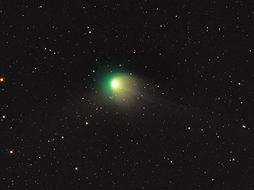 約５万年ぶりに地球に接近しているＺＴＦ彗星＝Ｋさん提供