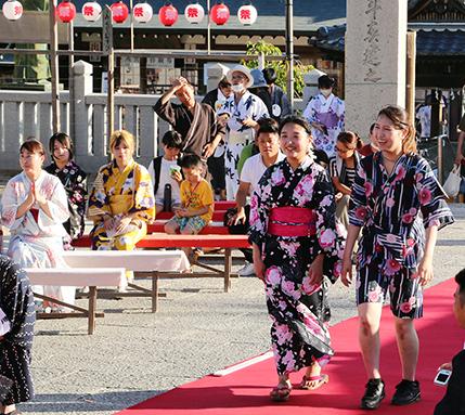 ４年ぶりに開催された「赤穂元禄ゆかたまつり」