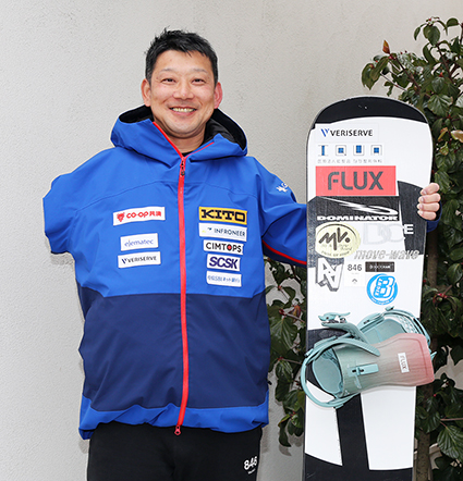 ミラノ・コルティナパラリンピックでの活躍を誓うパラスノーボード日本代表の大岩根正隆さん